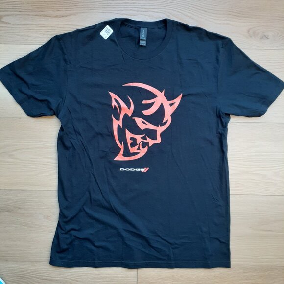 Dodge Demon Logo - New Large Black T-Shirt - Picture 4 of 4